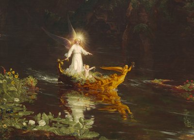 The Voyage of Life: Childhood (detail) by Thomas Cole